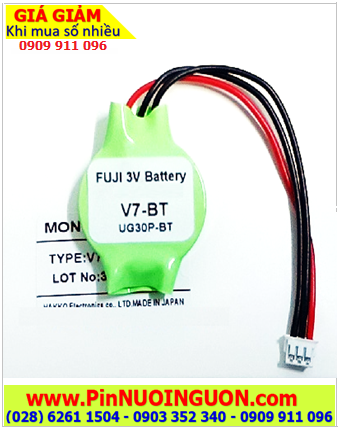 Pin FUJI UG30P-BT (Zắc cắm), Pin nuôi nguồn FUJI UG30P-BT lithium 3v chính hãng _Xuất xứ NHẬT 